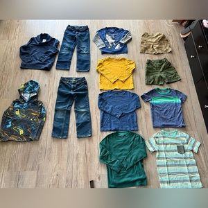 Boys size 6-7 Spring Mixed Brand Lot 14pcs